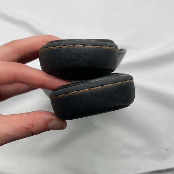 Black Leather b.o.c. Thong Sandals - Picture 4 of 5